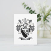 Smith Family Crest Coat of Arms Briefkaart (Staand voorkant)