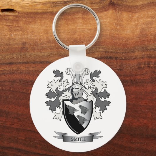 Smith Family Crest Coat. Sleutelhanger (Voorkant)