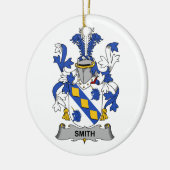 Smith Family Crest Keramisch Ornament (Links)