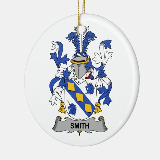Smith Family Crest Keramisch Ornament (Links)