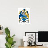 Smith Family Crest Poster (Thuiskantoor)