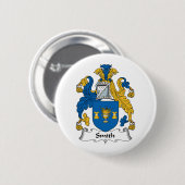 Smith Family Crest Ronde Button 5,7 Cm (Voorkant /achterkant)
