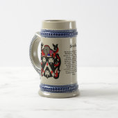 Smith Family Crest Stein Bierpul (Voorkant links)