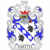 Smith Family Crest Sticker (Voorkant)