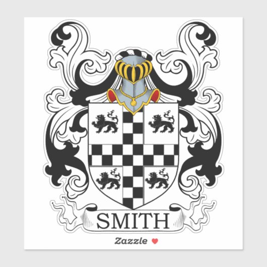 Smith Family Crest Sticker (Vel)