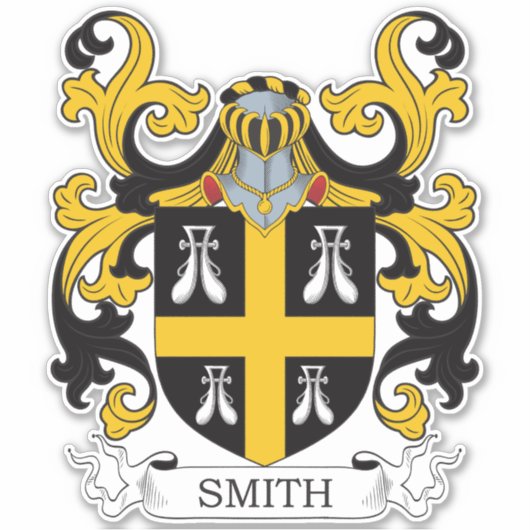 Smith Family Crest Sticker (Voorkant)
