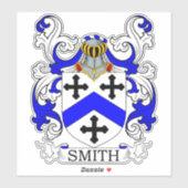 Smith Family Crest Sticker (Vel)