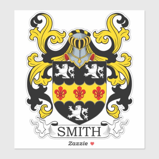 Smith Family Crest Sticker (Vel)