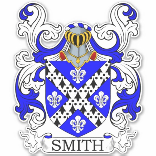 Smith Family Crest Sticker (Voorkant)