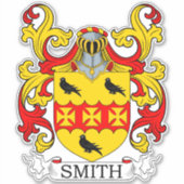 Smith Family Crest Sticker (Voorkant)