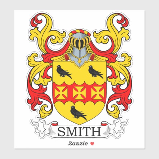 Smith Family Crest Sticker (Vel)