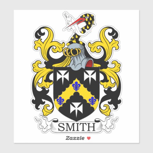 Smith Family Crest Sticker (Vel)