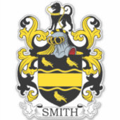 Smith Family Crest Sticker (Voorkant)