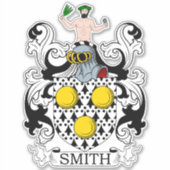 Smith Family Crest Sticker (Voorkant)