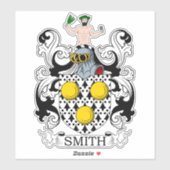 Smith Family Crest Sticker (Vel)
