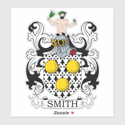 Smith Family Crest Sticker (Vel)