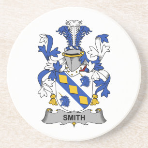 Smith Family Crest Zandsteen Onderzetter