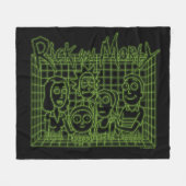 Smith Family Digital Hologram Fleece Deken (Voorkant (Horizontaal))