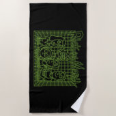 Smith Family Digital Hologram Strandlaken (Voorkant)