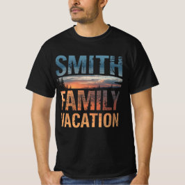 Smith Family Vacation Custom Matching Travel T-shirt