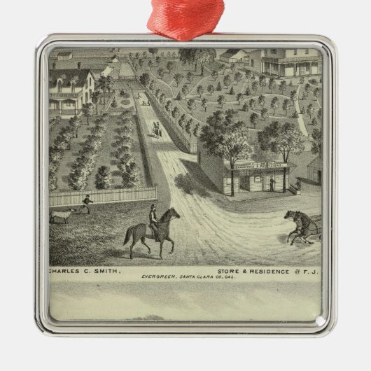Smith, Herman residences, store Metalen Ornament (Voorkant)