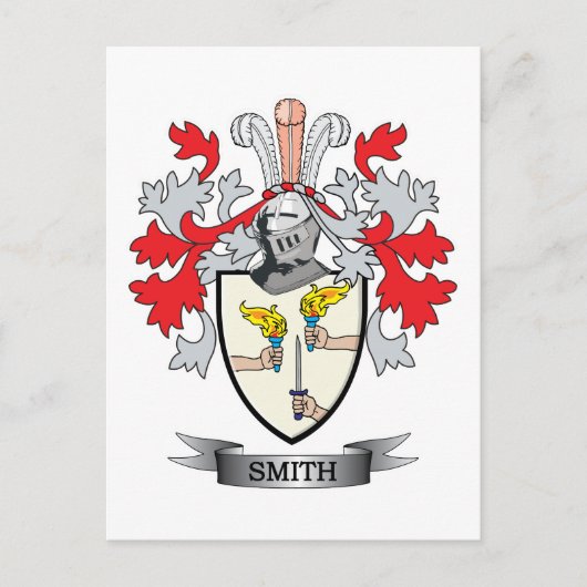 Smith-Ireland-Coat-of-Arms Briefkaart (Voorkant)
