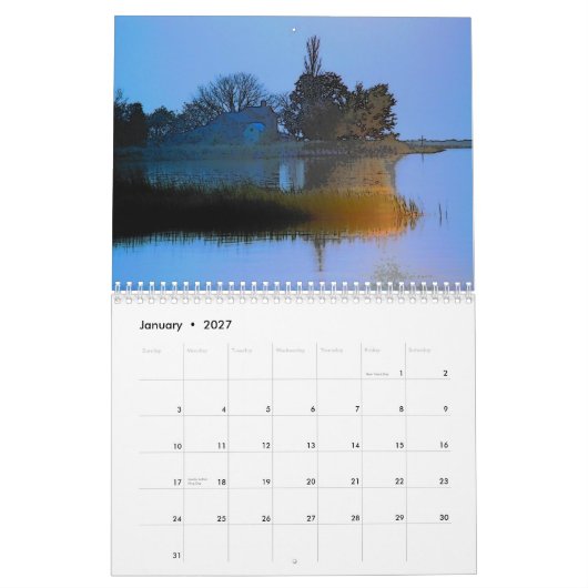 Smith Island Summer Calendar Kalender (Jan 2027)