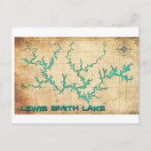 Smith Lake Post Card Briefkaart (Voorkant)