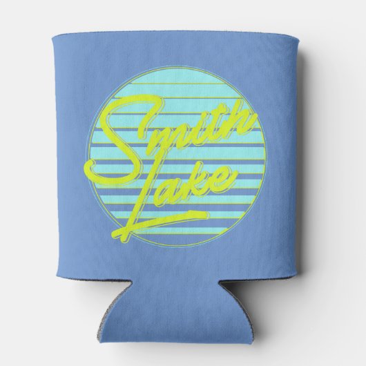 Smith Lake Retro Neon Koelbox Blikjeskoeler (Achterkant)