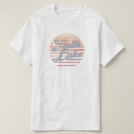 Smith Lake Sunset T Shirt (Design voorkant)