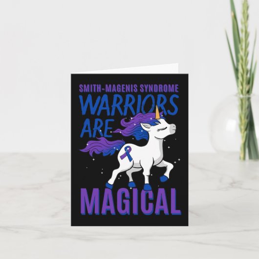 Smith-magenissyndroom ontwikkelingsstoornis SMS Kaart (Voorkant)