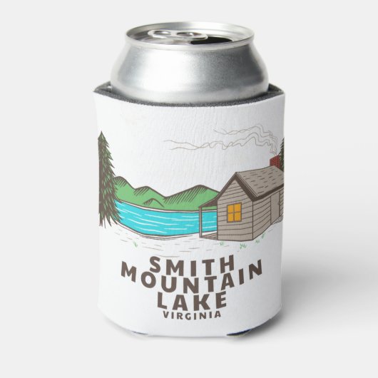 Smith Mountain Lake Cabin Blikjeskoeler (Blikje Achterkant)