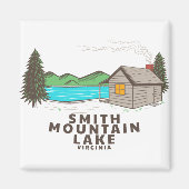 Smith Mountain Lake Cabin Magneet (Voorkant)