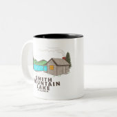 Smith Mountain Lake Cabin Tweekleurige Koffiemok (Voorkant links)
