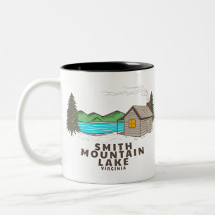 Smith Mountain Lake Cabin Tweekleurige Koffiemok