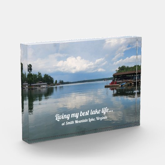 Smith Mountain Lake Photo Block Decor Fotoblokken (Links)
