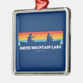 Smith Mountain Lake Virginia Canoe Metalen Ornament (Links)