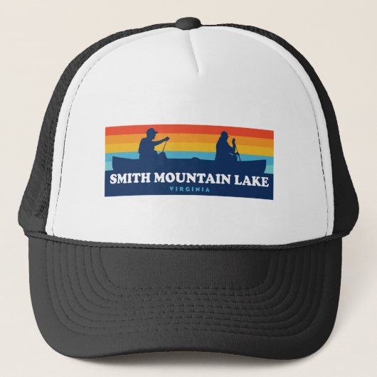 Smith Mountain Lake Virginia Canoe Trucker Pet (Voorkant)
