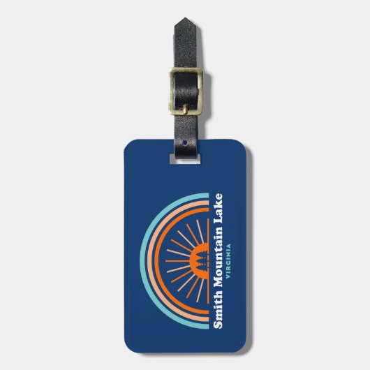 Smith Mountain Lake Virginia Rainbow Bagagelabel (Voorkant verticaal)