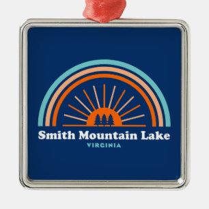 Smith Mountain Lake Virginia Rainbow Metalen Ornament