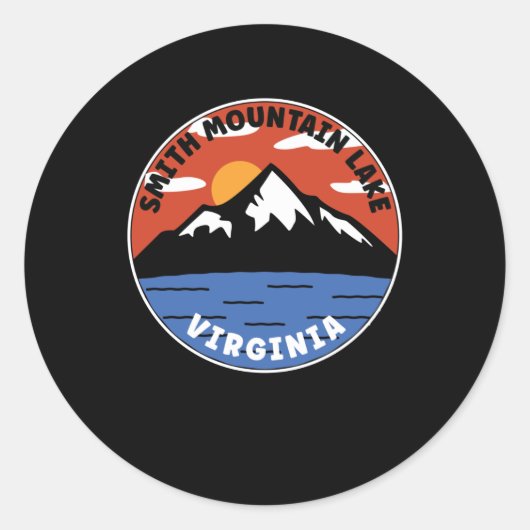 Smith Mountain Lake - Virginia Ronde Sticker (Voorkant)
