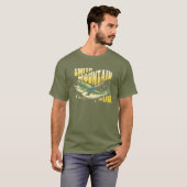 Smith Mountain Lake Virginia Striped Bass Vist T-shirt (Voorkant volledig)