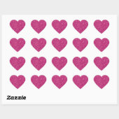 Smith Pink Glitter Hart Sticker (Vel)