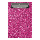 Smith Pink Glitter Mini Klembord (Voorkant)