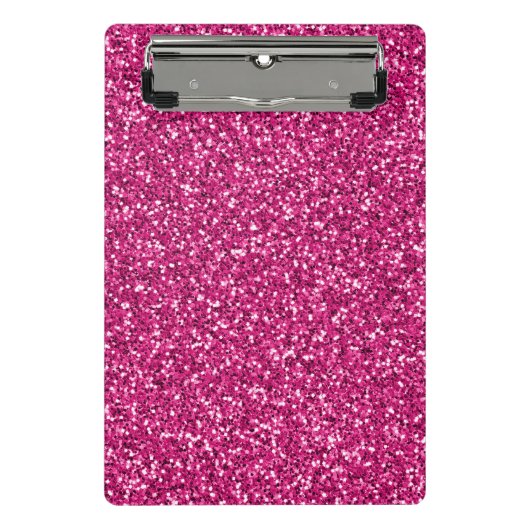 Smith Pink Glitter Mini Klembord (Voorkant)