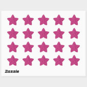 Smith Pink Glitter Ster Sticker (Vel)