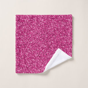 Smith Pink Glitter Washandje