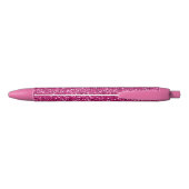 Smith Pink Glitter Zwarte Inkt Pen (Achterkant)