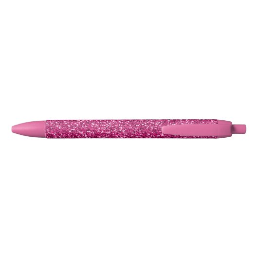Smith Pink Glitter Zwarte Inkt Pen (Achterkant)