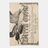 Smith Pistolen Duck Hunting Kitchen Towel Theedoek (Verticaal)